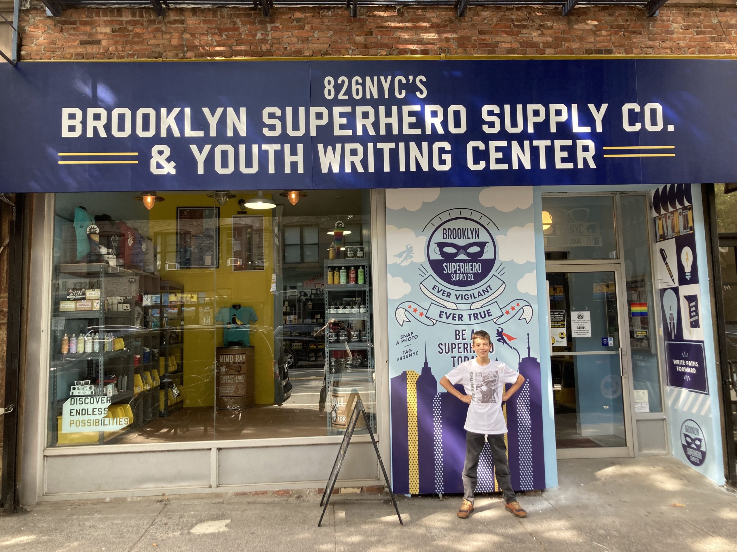 The new Brooklyn Superhero Supply Co. Storefront