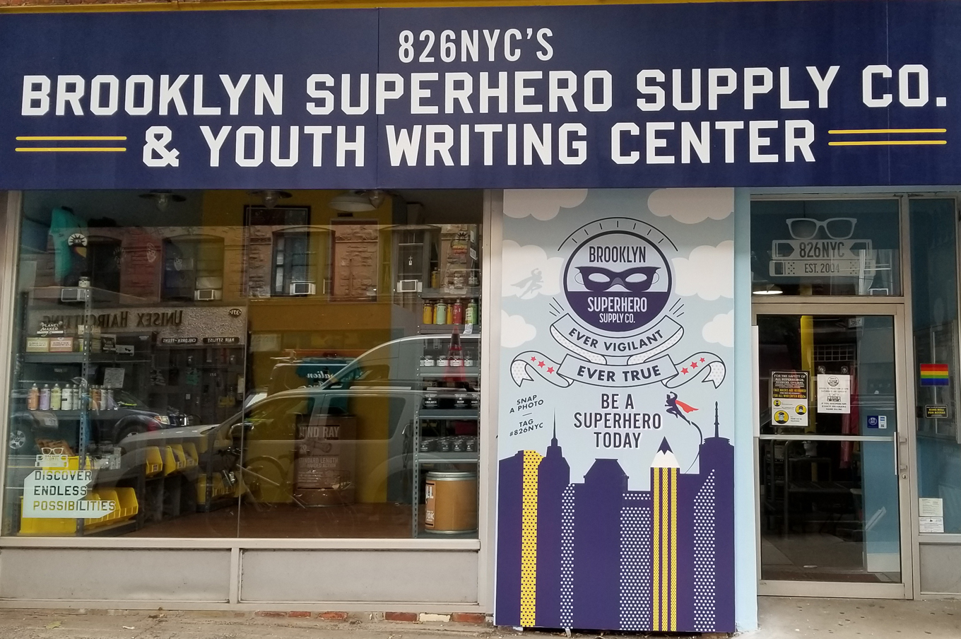 826NYC y Brooklyn Superhero Supply Co., julio de 2022
